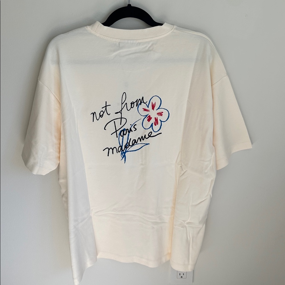 Drole de Monsieur Ivory Crewneck T-Shirt - Picture 4 of 6